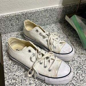 Classic White Kids Sneakers